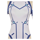Dan da dan Season 2 (2025) Vemola Bamora Women White And Blue Jumpsuit Cosplay Costume