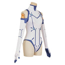 Dan da dan Season 2 (2025) Vemola Bamora Women White And Blue Jumpsuit Cosplay Costume
