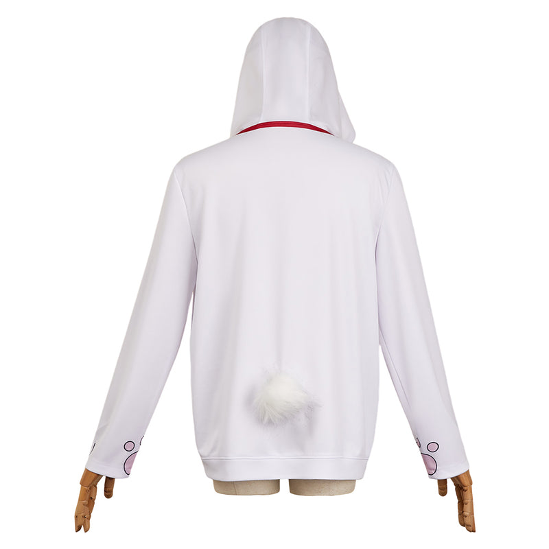 Dan da dan Turbo Granny White Hoodie Men Women Casual Streetwear Pullover Original Design