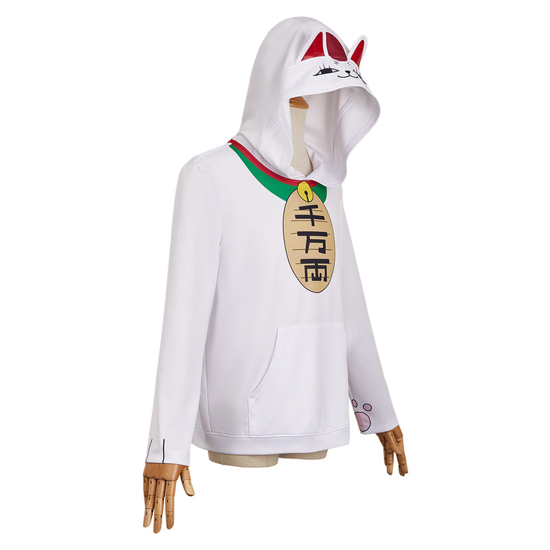 Dan da dan Turbo Granny White Hoodie Men Women Casual Streetwear Pullover Original Design