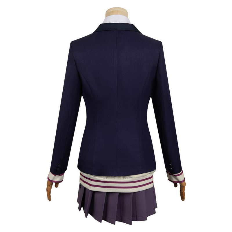 Dandadan Anime Aira Shiratori Women Blue Uniform Dress Party Carnival Halloween Cosplay Costume