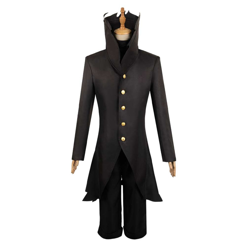 Dandadan Anime Ken Takakura Black Outfit Party Carnival Halloween Cosplay Costume