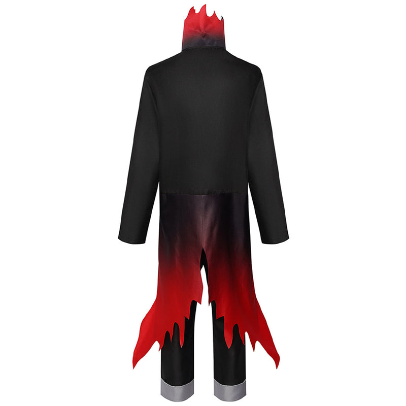 Dandadan Ken Takakura Okarun Black Red Outfit Carnival Halloween Cosplay Costume