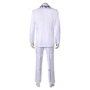 Danganronpa Kokichi Oma White Outfit Carnival Halloween Cosplay Costume