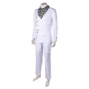 Danganronpa Kokichi Oma White Outfit Carnival Halloween Cosplay Costume