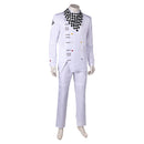 Danganronpa Kokichi Oma White Outfit Carnival Halloween Cosplay Costume