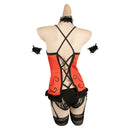 Date A Live Anime Tokisaki Kurumi Women Red Sexy Suit Party Carnival Halloween Cosplay Costume
