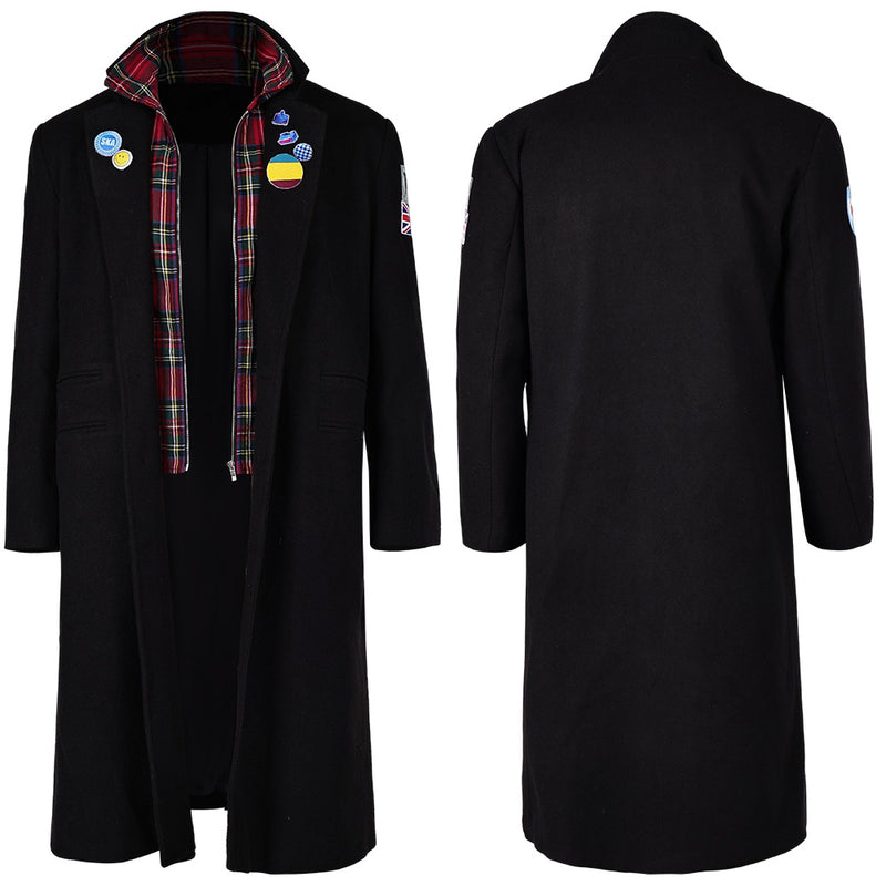 Dead Boy Detectives TV Charles Rowland Black Coat Party Carnival Halloween Cosplay Costume