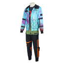 Dead by Daylight Game Jake Park Blue Top Pants Set Party Carnival Halloween Cosplay Costume