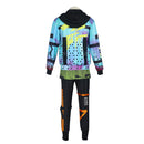 Dead by Daylight Game Jake Park Blue Top Pants Set Party Carnival Halloween Cosplay Costume