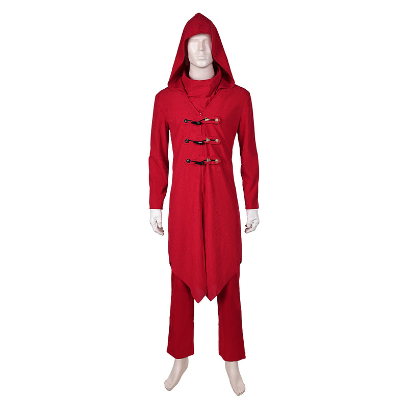 Dead by Daylight Game Subliminal Menace Legion Slipknot Red Outfit Party Carnival Halloween Cosplay Costume