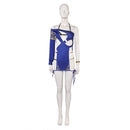 Dead or Alive Monica Women Blue Swimsuit Carnival Halloween Cosplay Costume
