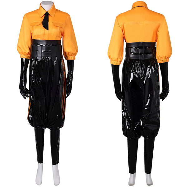 Deadlock Haze Women Yellow Black Outfit Carnival Halloween Cosplay Costume