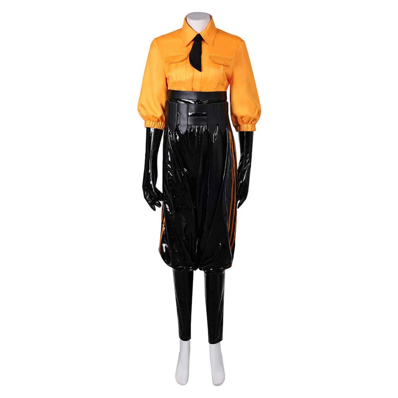 Deadlock Haze Women Yellow Black Outfit Carnival Halloween Cosplay Costume