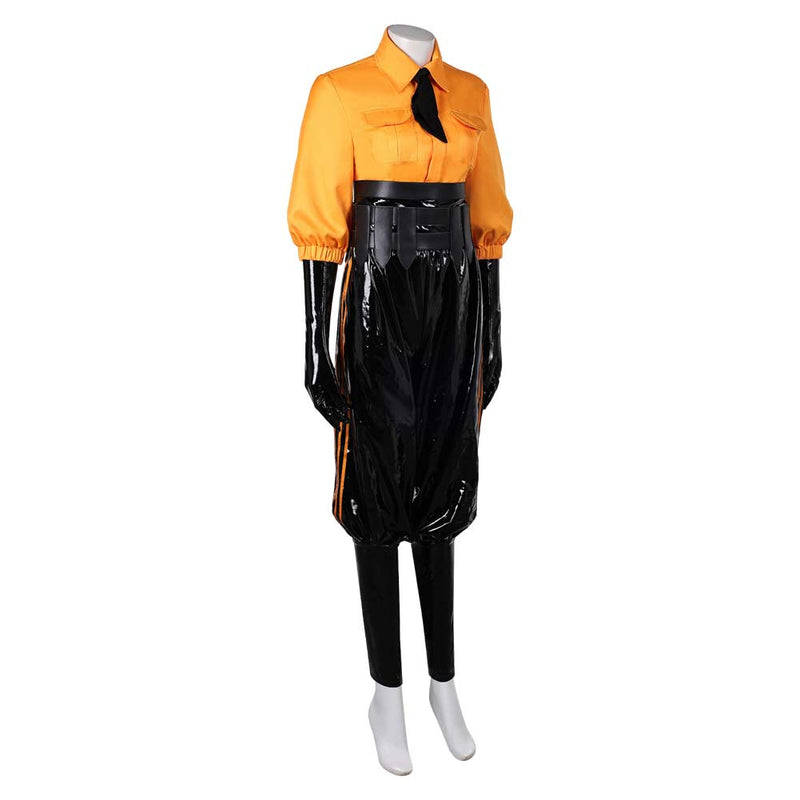 Deadlock Haze Women Yellow Black Outfit Carnival Halloween Cosplay Costume