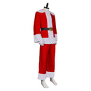 Dear Santa 2024 Satan Claus Red Christmas Outfit Carnival Halloween Cosplay Costume