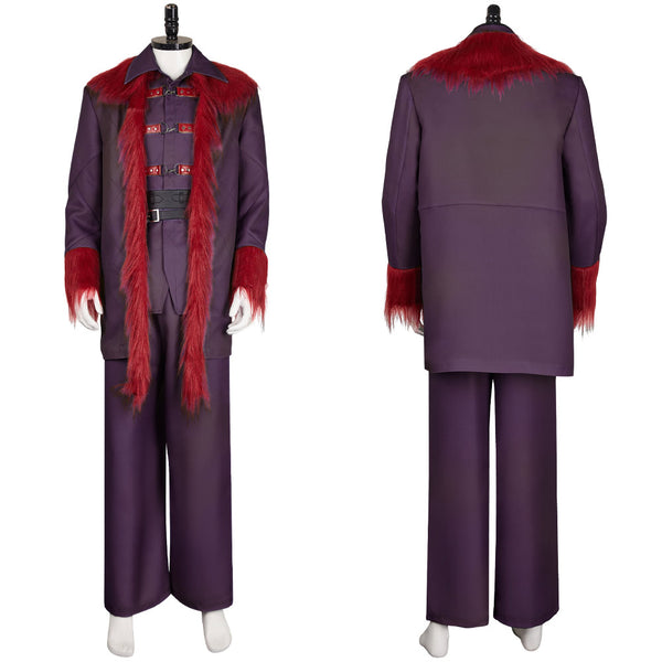 Dear Santa 2024 Satan Purple Outfit Carnival Halloween Cosplay Costume