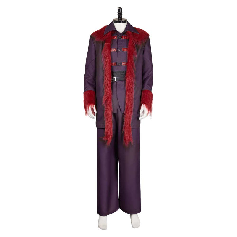 Dear Santa 2024 Satan Purple Outfit Carnival Halloween Cosplay Costume