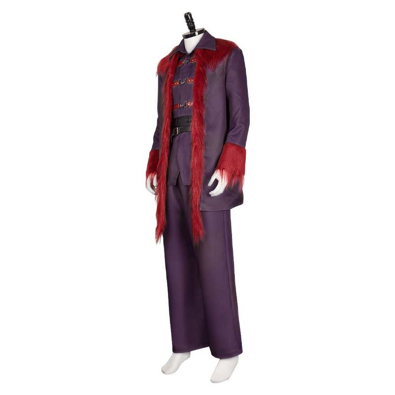 Dear Santa 2024 Satan Purple Outfit Carnival Halloween Cosplay Costume