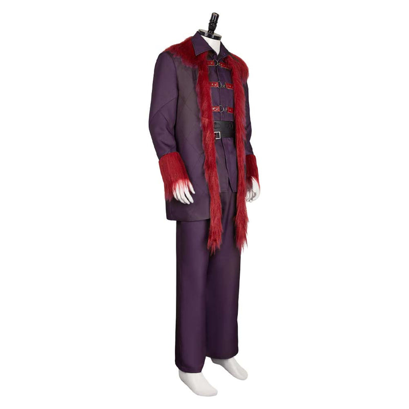 Dear Santa 2024 Satan Purple Outfit Carnival Halloween Cosplay Costume