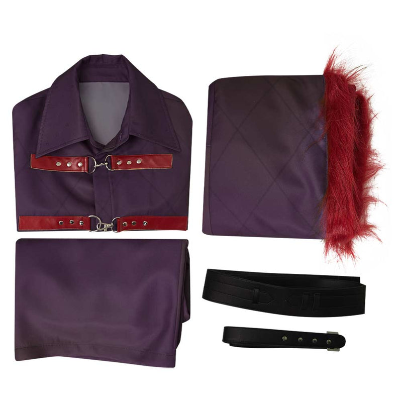 Dear Santa 2024 Satan Purple Outfit Carnival Halloween Cosplay Costume