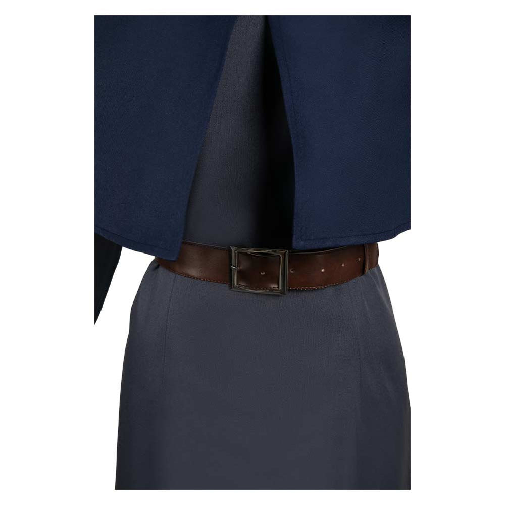 Delicious in Dungeon Marcille Donato Women Dark Blue Dress Set Cosplay  Costume