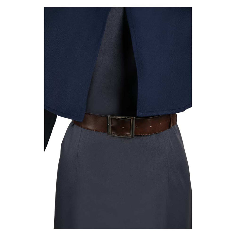 Delicious in Dungeon Anime Marcille Donato Women Dark Blue Dress Set Cosplay Costume