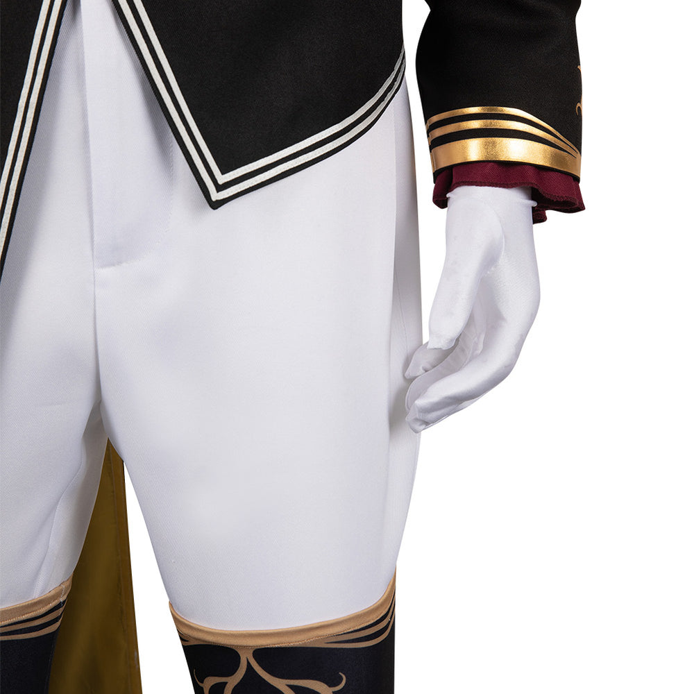 Delico's Nursery Gerhard Fra Black Outfit Party Carnival Halloween Cosplay  Costume