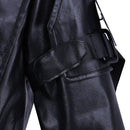 Delta Force Ghroth the Warden Black Leather Coat Set Outfit Men Halloween Carnival Party Cosplay Costume