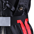 Delta Force Ghroth the Warden Black Leather Coat Set Outfit Men Halloween Carnival Party Cosplay Costume