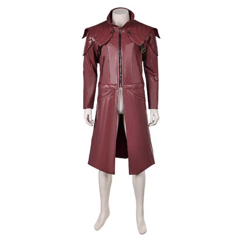 Devil May Cry Dante Red Leather Coat Party Carnival Halloween Cosplay Costume