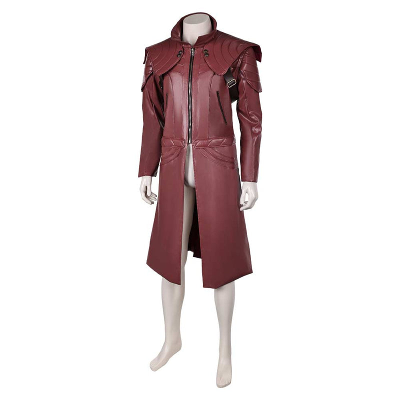 Devil May Cry Dante Red Leather Coat Party Carnival Halloween Cosplay Costume