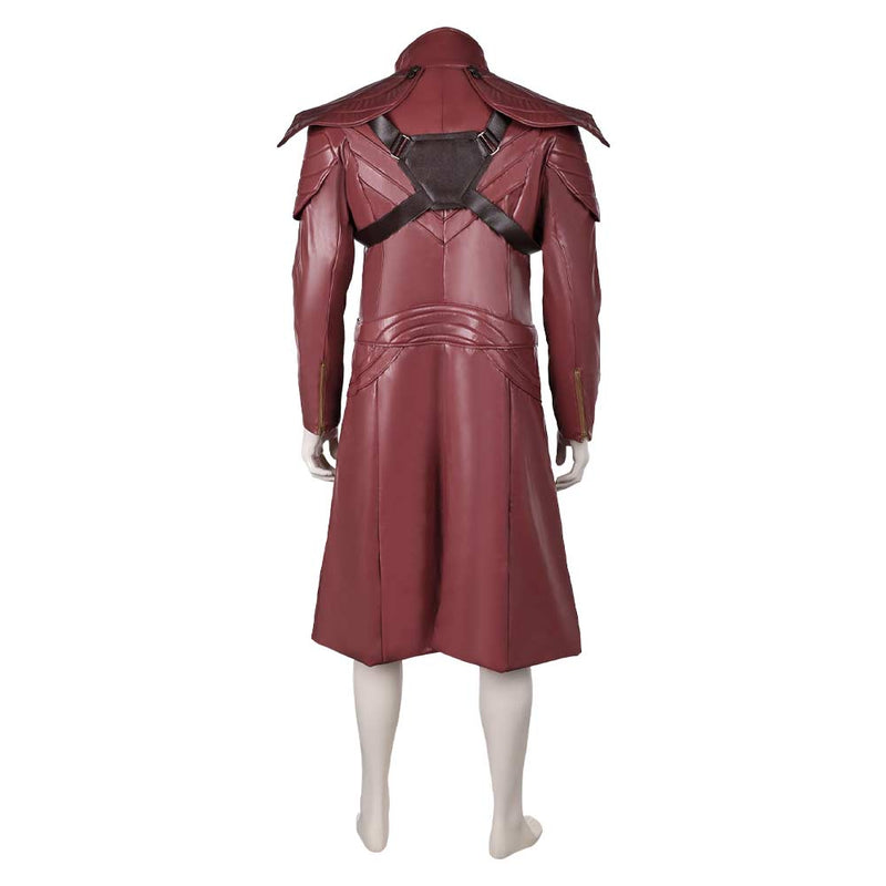 Devil May Cry Dante Red Leather Coat Party Carnival Halloween Cosplay Costume