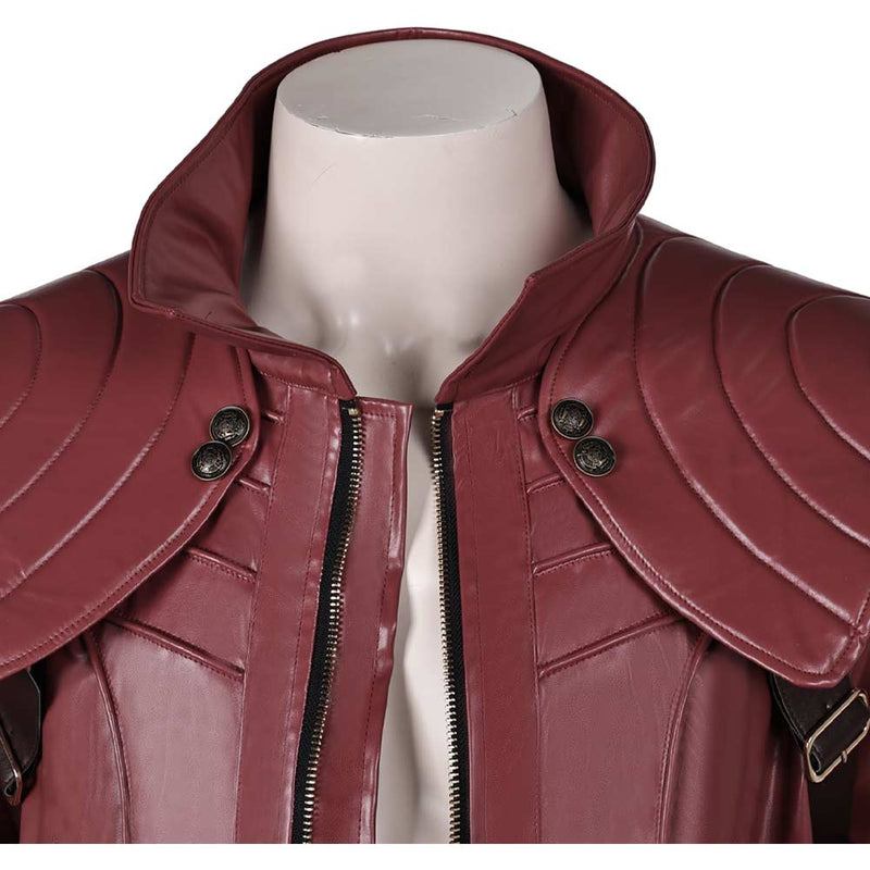 Devil May Cry Dante Red Leather Coat Party Carnival Halloween Cosplay Costume