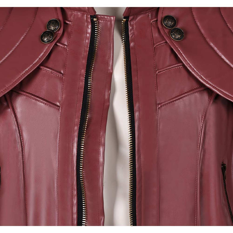 Devil May Cry Dante Red Leather Coat Party Carnival Halloween Cosplay Costume