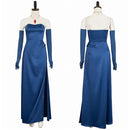 Dispatch Blonde Blazer Mandy Blue Gown Outfit Women Halloween Carnival Party Cosplay Costume