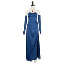 Dispatch Blonde Blazer Mandy Blue Gown Outfit Women Halloween Carnival Party Cosplay Costume