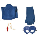 Dispatch Blonde Blazer Mandy Blue Gown Outfit Women Halloween Carnival Party Cosplay Costume