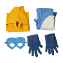 Dispatch Blonde Blazer Yellow Cape Jumpsuit Outfit Women Halloween Carnival Party Cosplay Costume