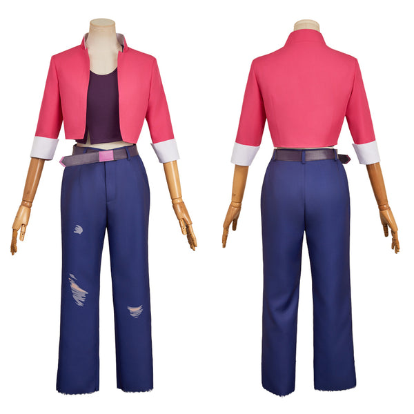 Dispatch Invisigal Pink Jacket Pants Set Outfit Women Halloween ...