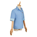 Dispatch Robert Robertson Blue Shirt Outfit Halloween Carnival Party Cosplay Costume 