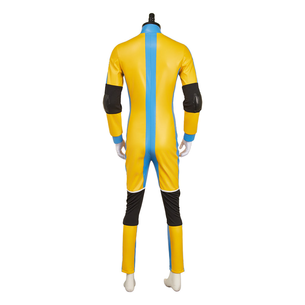 Dispatch Waterboy Yellow Leather Jumpsuit Outfit Men Halloween Carnival Party Cosplay Costume Dispatch Waterboy Yellow Leather Jumpsuit Outfit Men Halloween Carnival Party Cosplay Costume