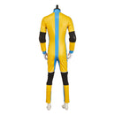 Dispatch Waterboy Yellow Leather Jumpsuit Outfit Men Halloween Carnival Party Cosplay Costume