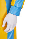 Dispatch Waterboy Yellow Leather Jumpsuit Outfit Men Halloween Carnival Party Cosplay Costume