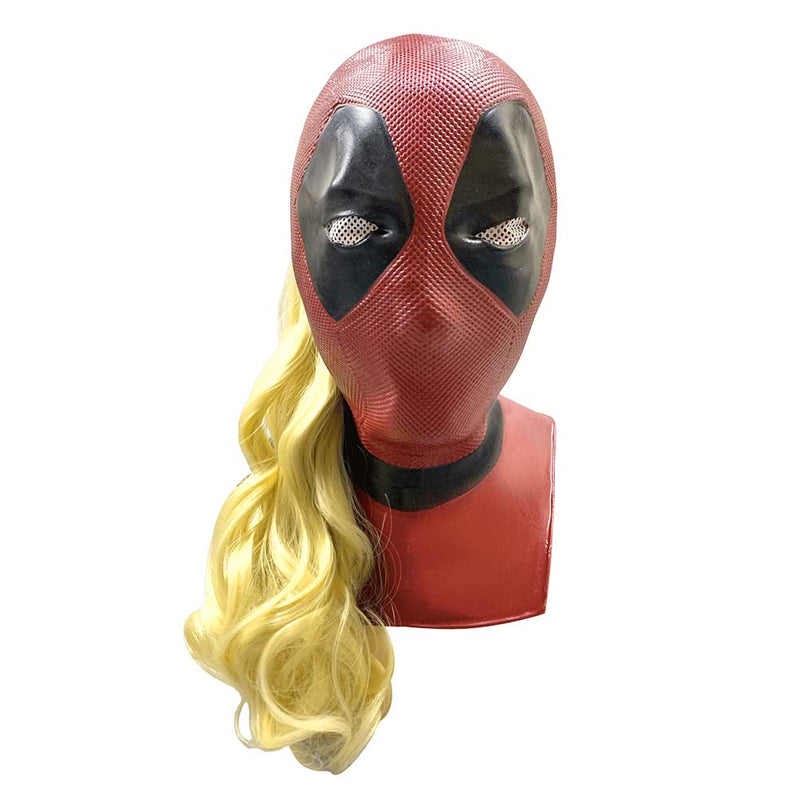 DPool 2024 Ladypool Latex Cosplay Mask Hemlet Halloween Costume Props