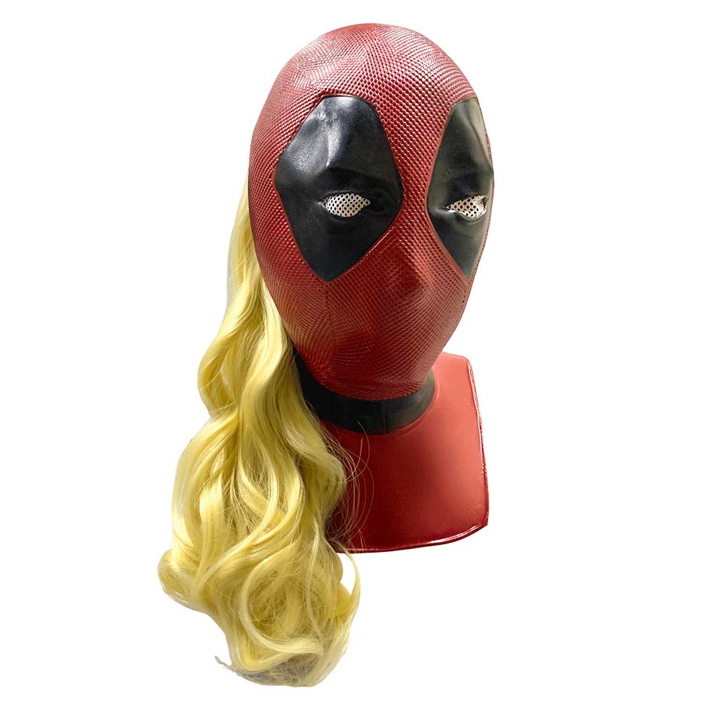 DPool 2024 Ladypool Latex Mask Cosplay Costume Props