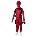 DPool 2024 Wade Wilson Kids Children Red Jumpsuit Party Carnival Halloween Cosplay Costume