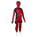 DPool 2024 Wade Wilson Kids Children Red Jumpsuit Party Carnival Halloween Cosplay Costume