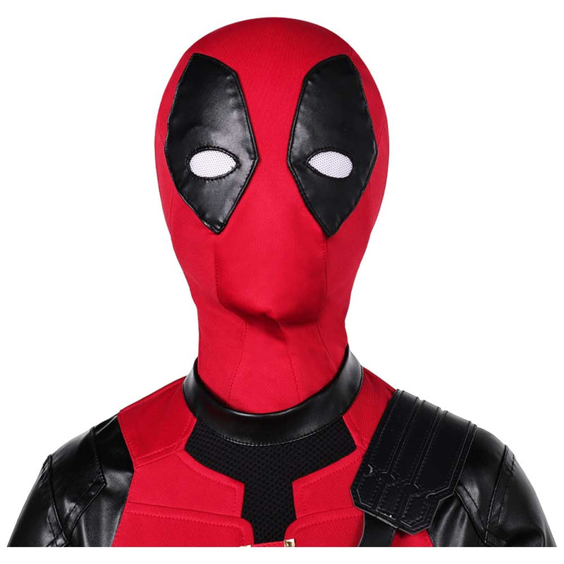 DPool 2024 Wade Wilson Kids Children Red Jumpsuit Party Carnival Halloween Cosplay Costume