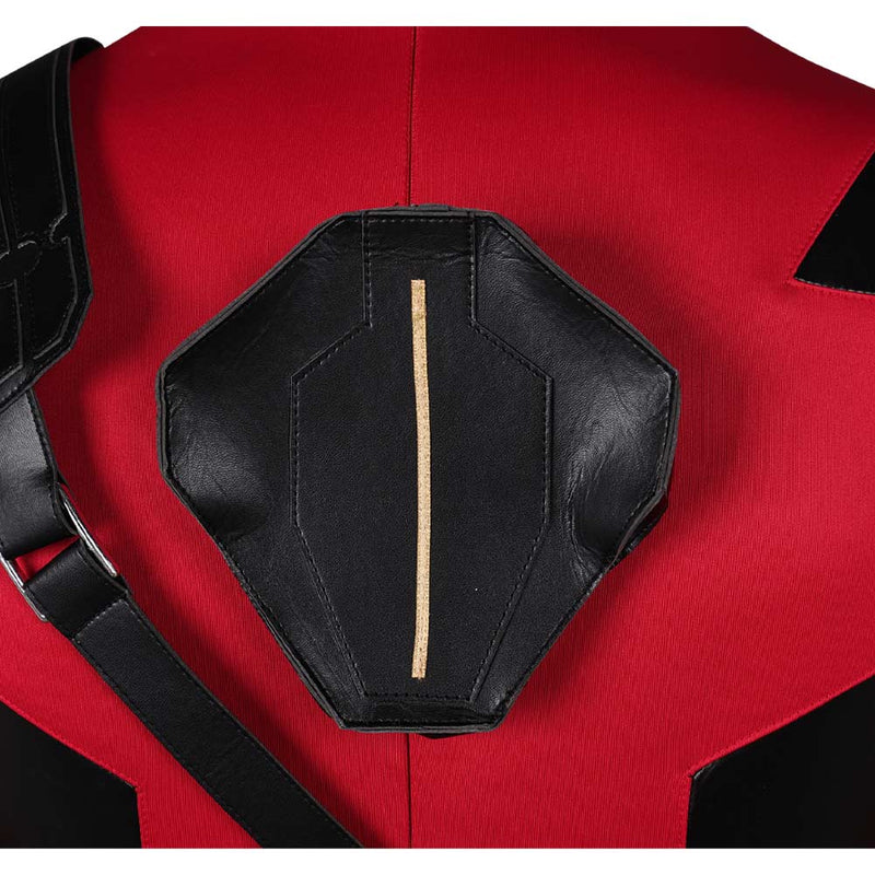 DPool 2024 Wade Wilson Red Jumpsuit Full Set Party Carnival Halloween Cosplay Costume